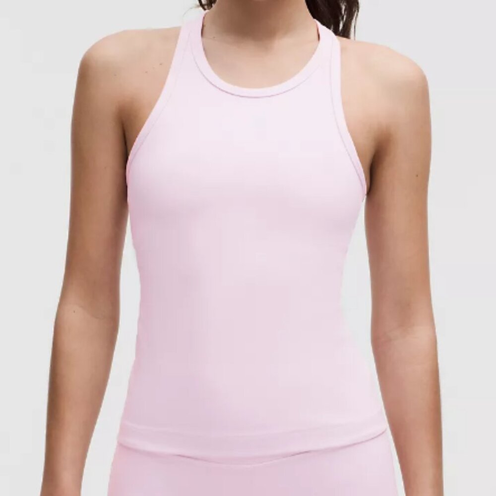 lululemon athletica Pink Organza High-Neck Racer Back Tank (4)